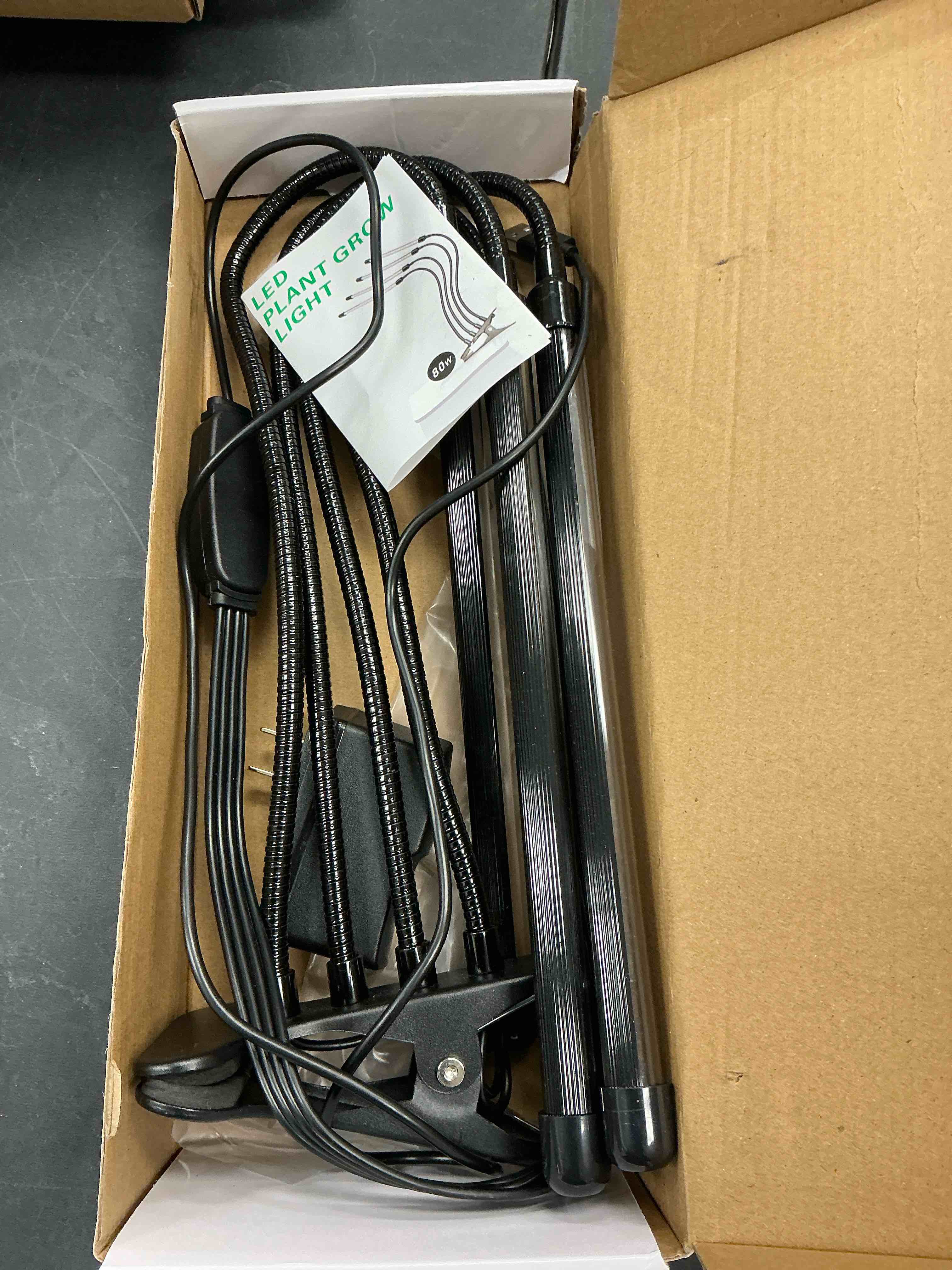 Condition photo showing Good Condition for Grow Light for Indoor Plants - Upgraded Version 80 LED Lamps with Full Spectrum & Red Blue Spectrum, 3/9/12H Timer, 10 Dimmable Level, Adjustable Gooseneck,3 Switch Modes 4 heads