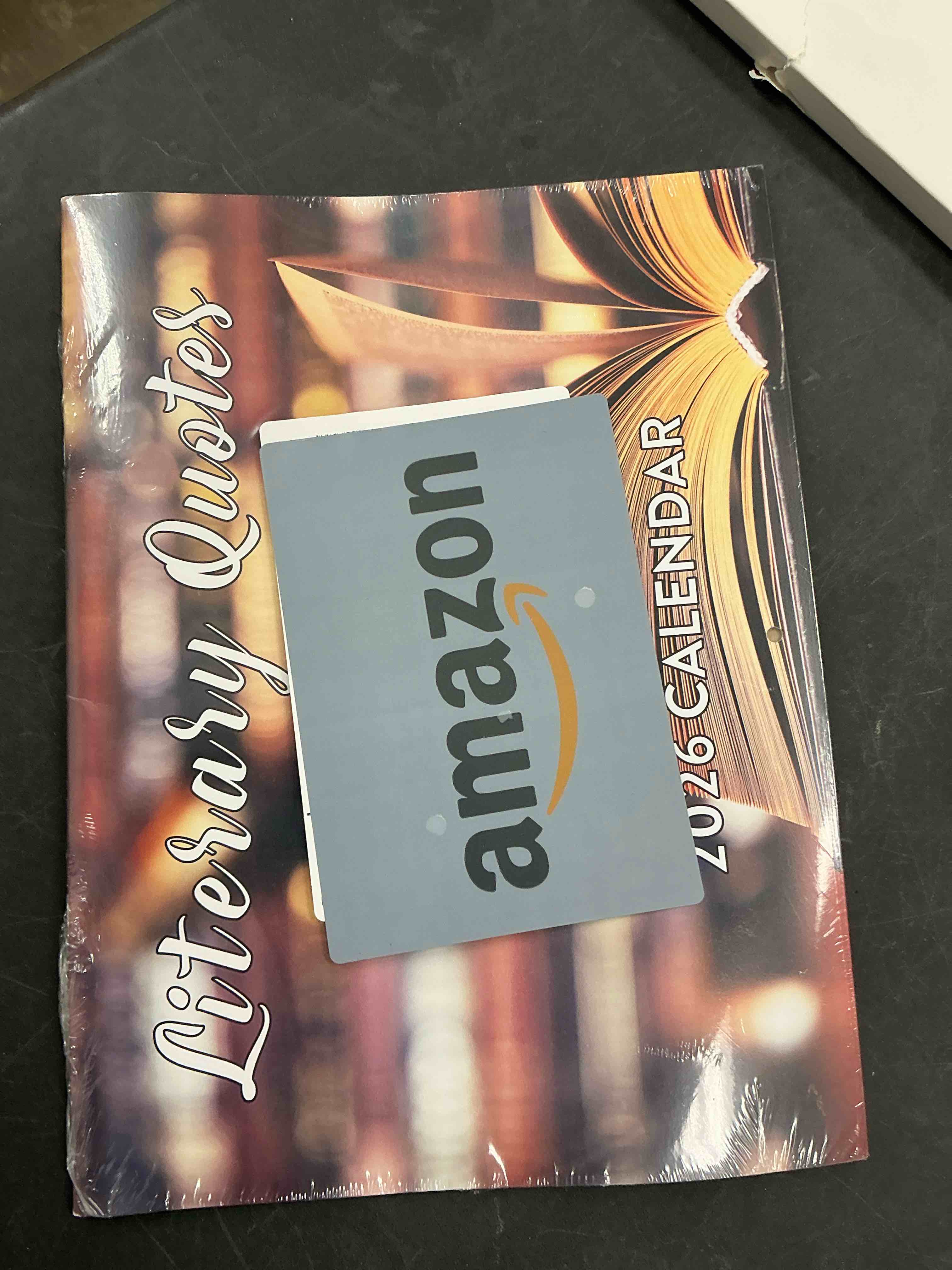 Condition photo showing New/Like New for Literary Quotes Calendar 2026 Famous Writers Monthly Wall Calender 12 Month | American Made In The USA Literary Quotes 2026