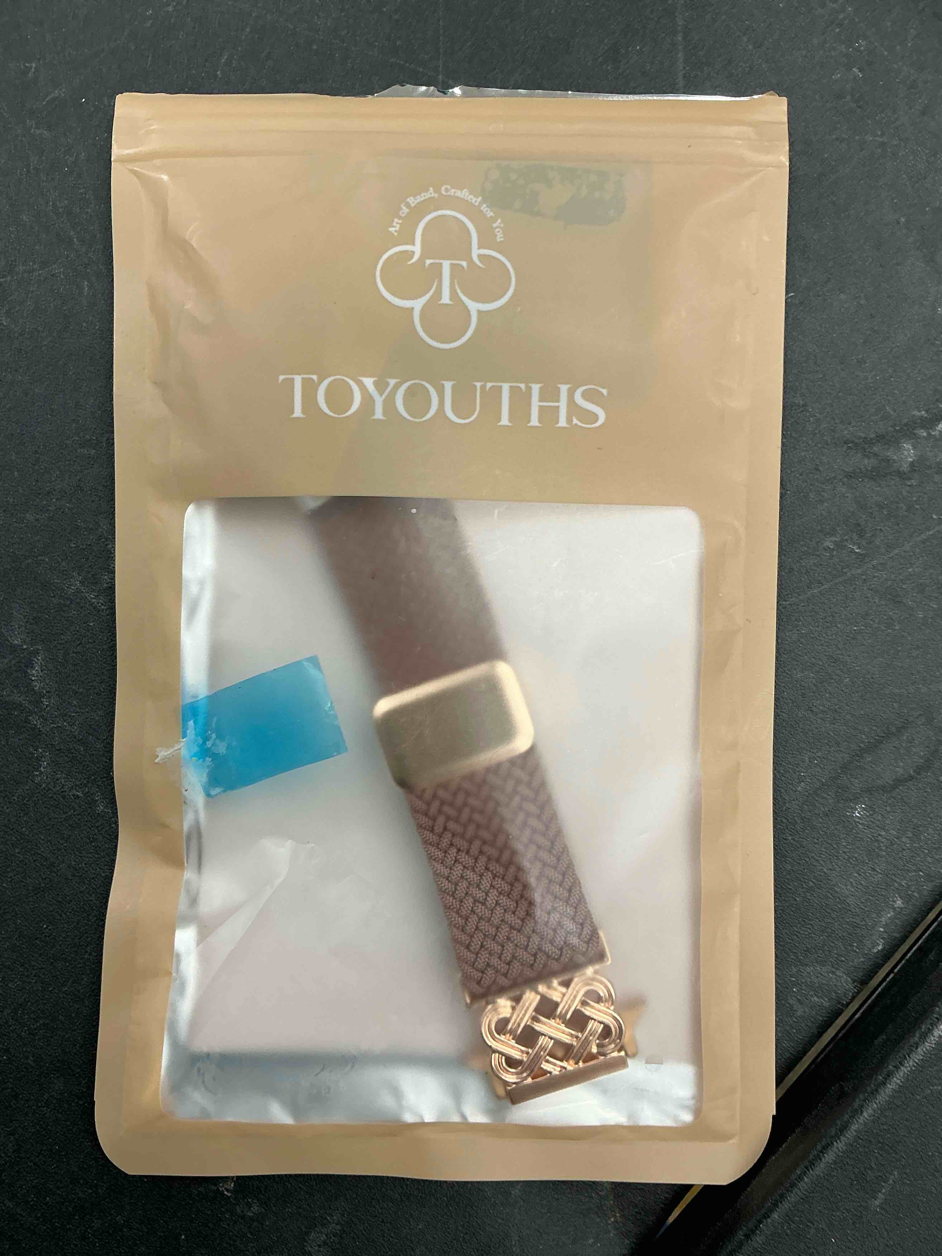 Condition photo showing Good Condition for TOYOUTHS Braided Magnetic Band Compatible with Apple Watch Bands 38/40/41/42/44/45/46/49mm Women Men, Dressy Celtic Metal Stretchy Elastic Strap for iWatch Series 11 10 9 8 7 6 5 4 SE/Ultra 3 2 1 Pink Sand 38mm/40mm/41mm/42mm
