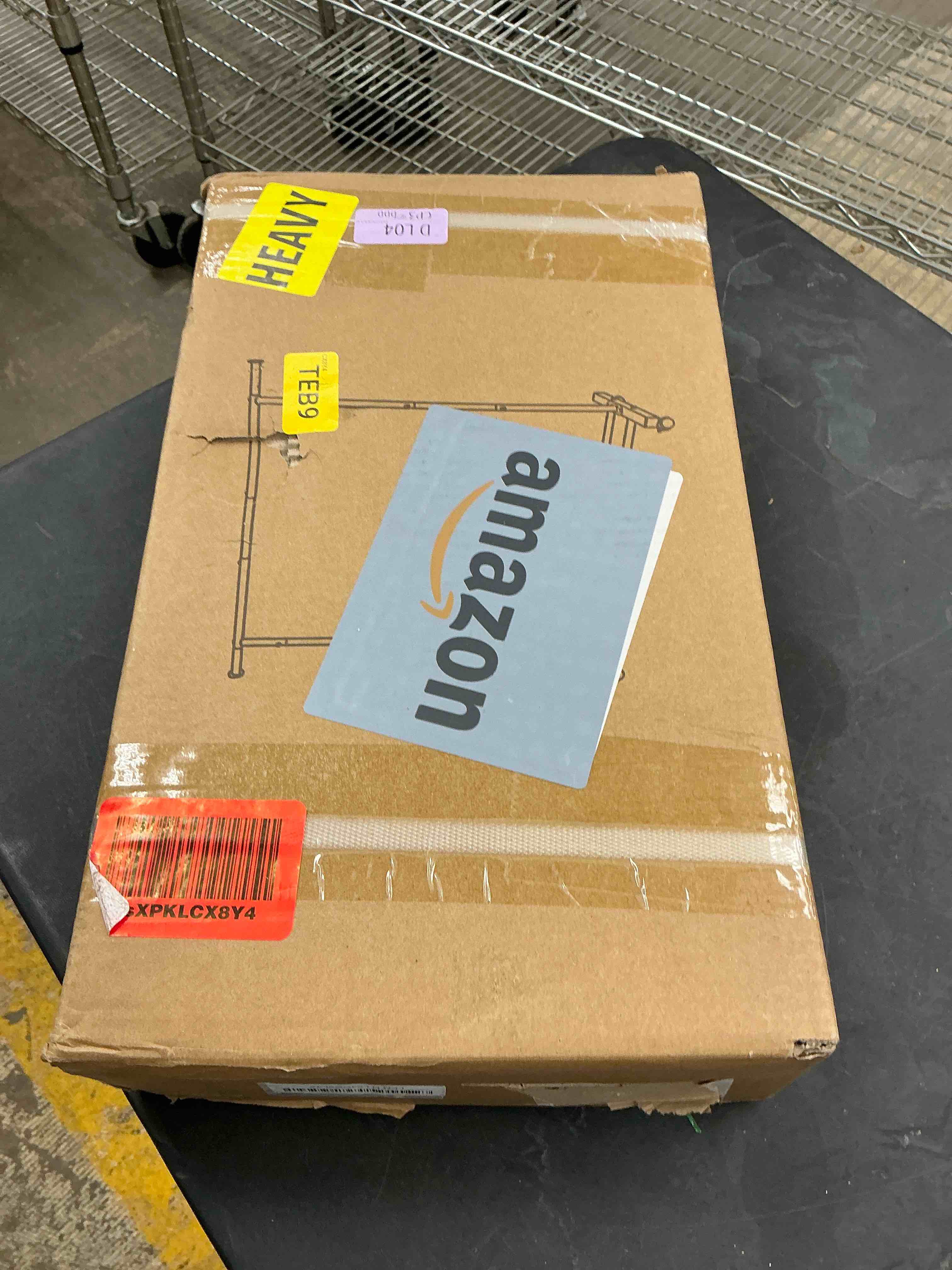 Condition photo showing New/Like New for Clothing Rack, 55.51 Inch Heavy Duty Clothes Rack Rolling Garment Rack with Wheels and Bottom Shelf, 130LB Capacity Clothes Racks for Hanging Clothes, Coats, Shirts, Sweaters, Skirts, Black Black Single