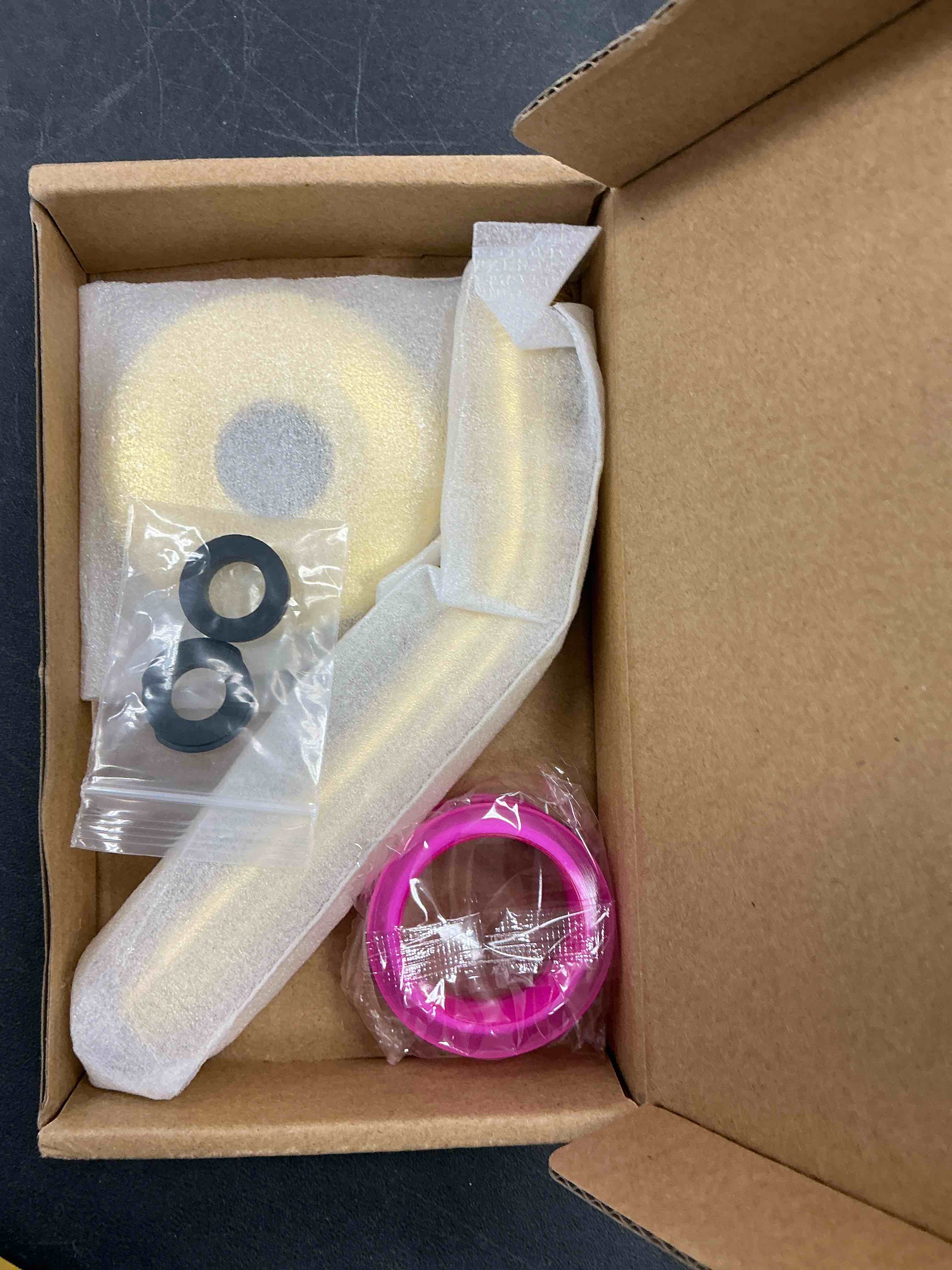 Condition photo showing New/Like New for OFFO Shower Arm with Flange, 6 in Bright Gold Wall Mount Replacement Angle Shower Head Arm Wall-Mounted For Fixed Shower Head & Handheld Showerhead Bright Gold 6 in