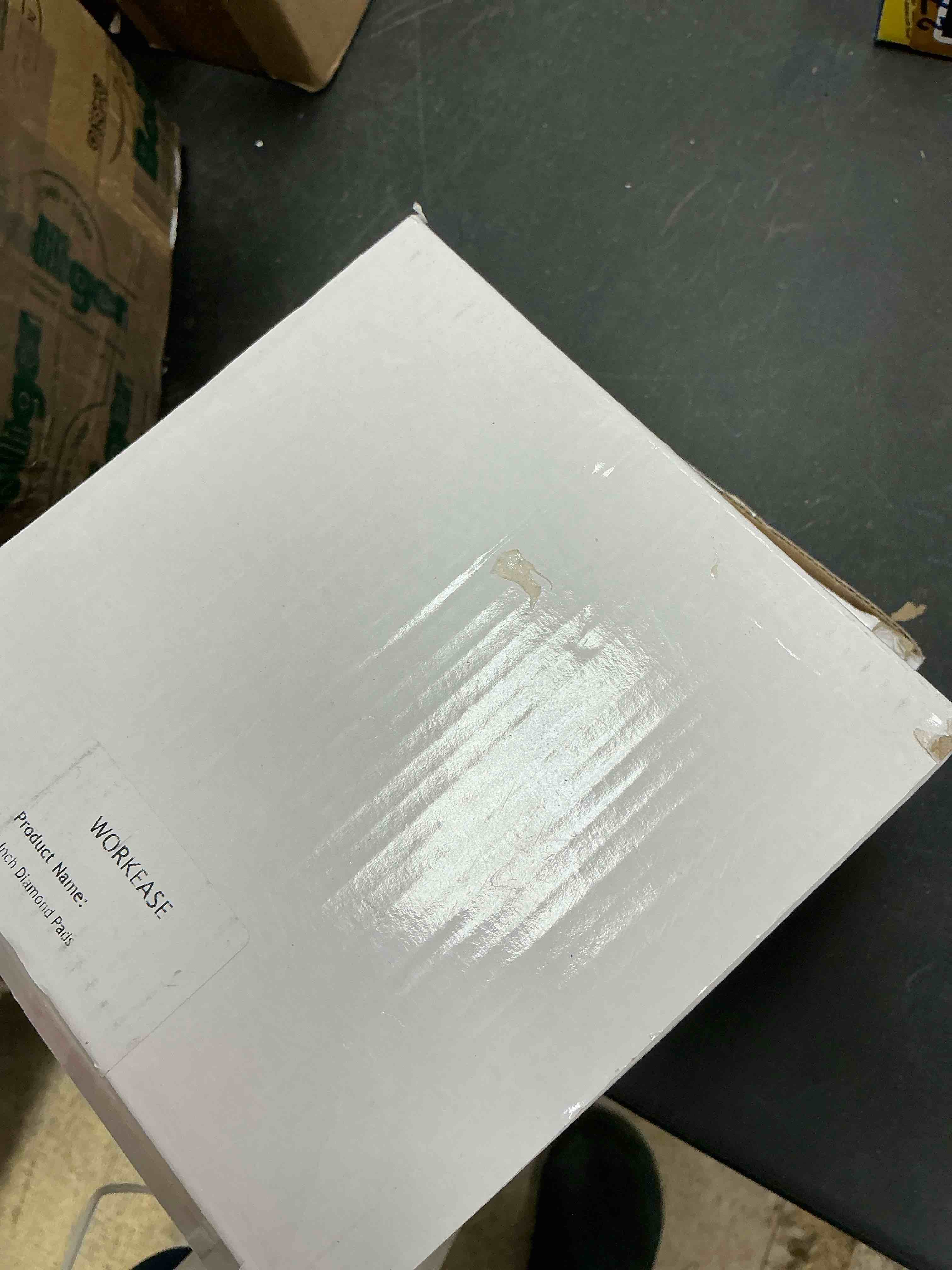 Condition photo showing Good Condition for 8PCS Diamond Polishing Pads 6 Inch, Wet/Dry Concrete Polish Tools Kit for Drill, Grinder, Polisher, 50-3000 Grit Polishing Set for Marble Granite Quartz Stone 6 Inch 50-3000 Grit