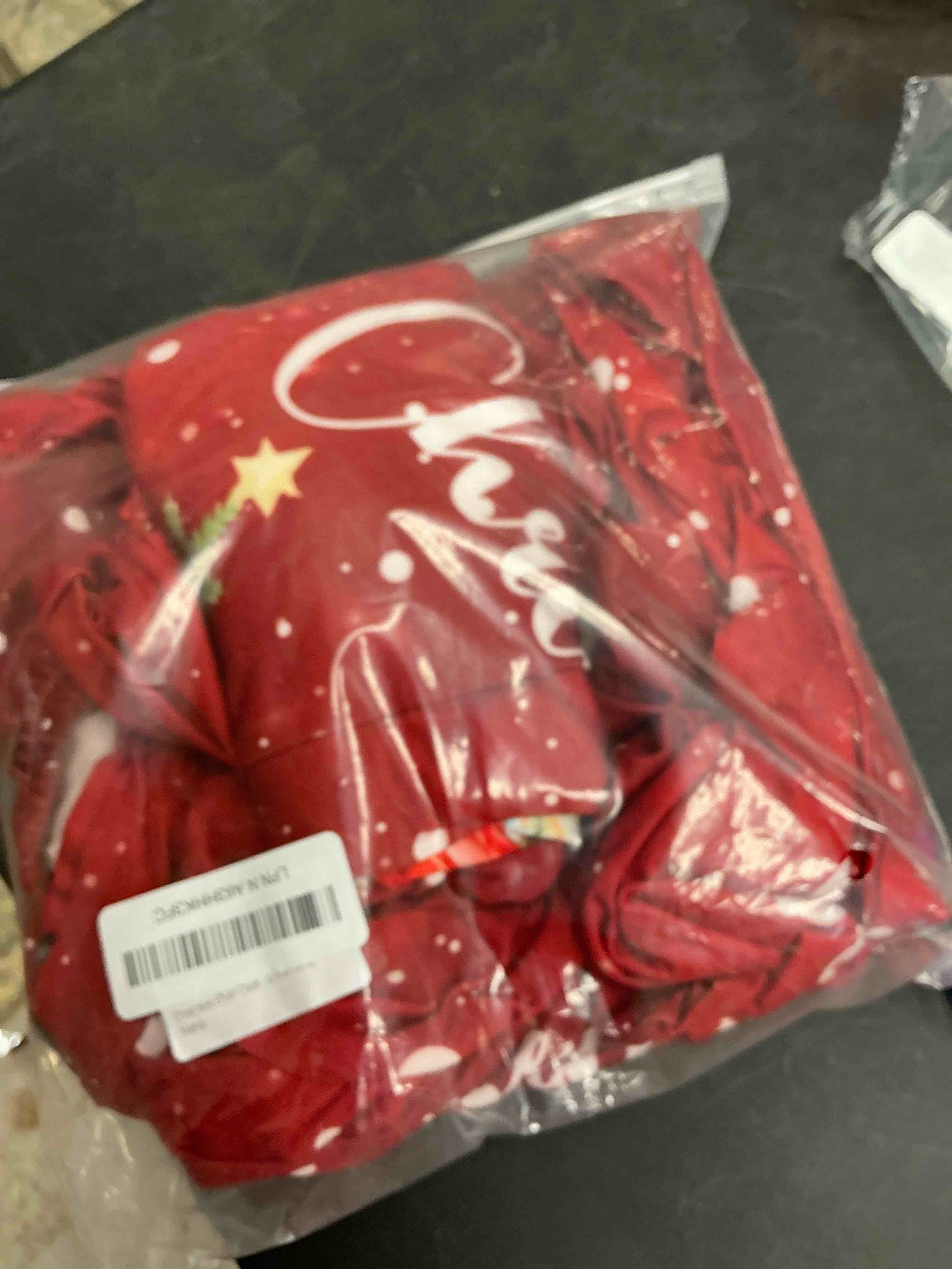 Condition photo showing Good Condition for Christmas Chair Covers Set of 4, Christmas Decorations Stretch Removable Washable Dining Room Chair 