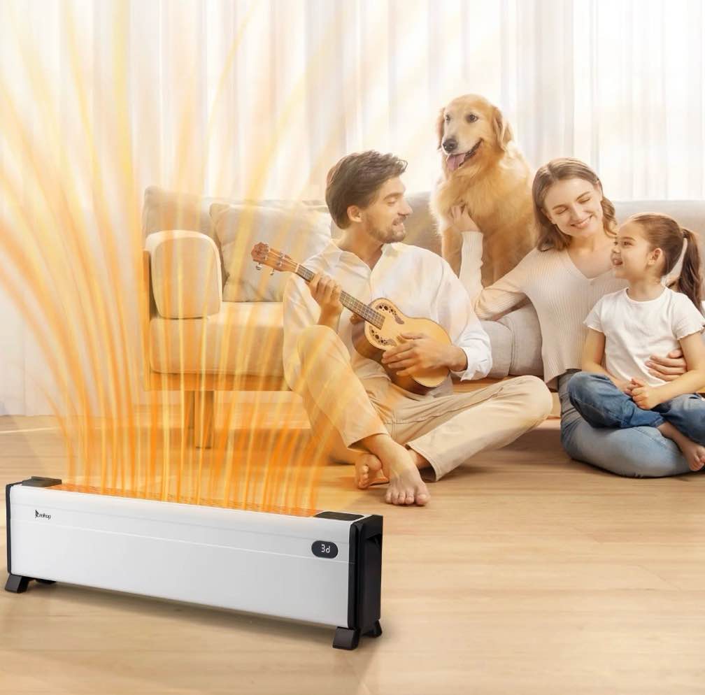 Condition photo showing Good Condition for Ktaxon 32  Baseboard Heater  1500W Electric Baseboard Space Heater with 3 Heat Settings  Remote Control  Built-in Humidifier  12H Timer  Tip-Over Switch  for Indoor Bedroom Office Home  White