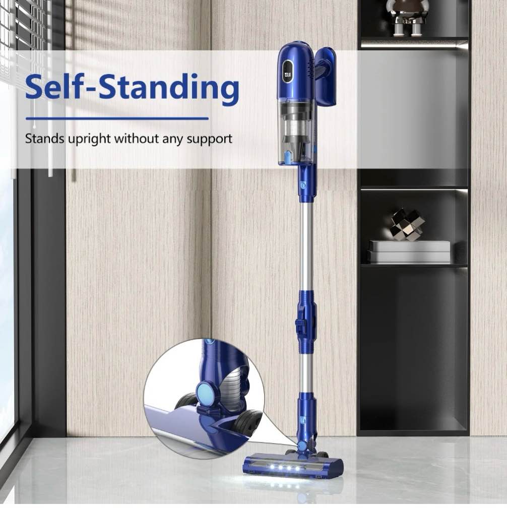 Condition photo showing Good Condition for PrettyCare Cordless Vacuum Cleaner, 30Kpa/45min/7-in-1 Stick Vacuum with Foldable Pole, P1