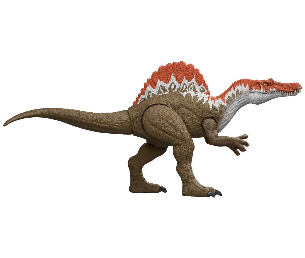 Condition photo showing New/Like New for Jurassic World Super Colossal Spinosaurus Pack, 36 Inch Long Dinosaur Toy & 2 Mini Figures