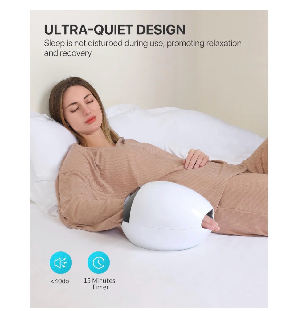 Condition photo showing Good Condition for ALLJOY Hand Massager with Heat Rechargeable Finger Massager with 3 Levels Compression & Heat for Adults Best Gifts for Women Men