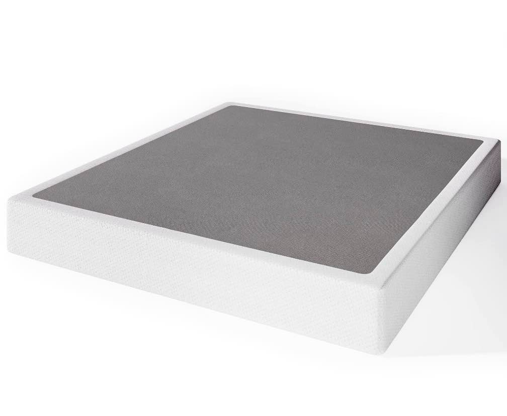 ULIESC 7 inch King Metal Box Spring, Sturdy Mattress Foundation, Fabric Cover Included, Easy Assembly