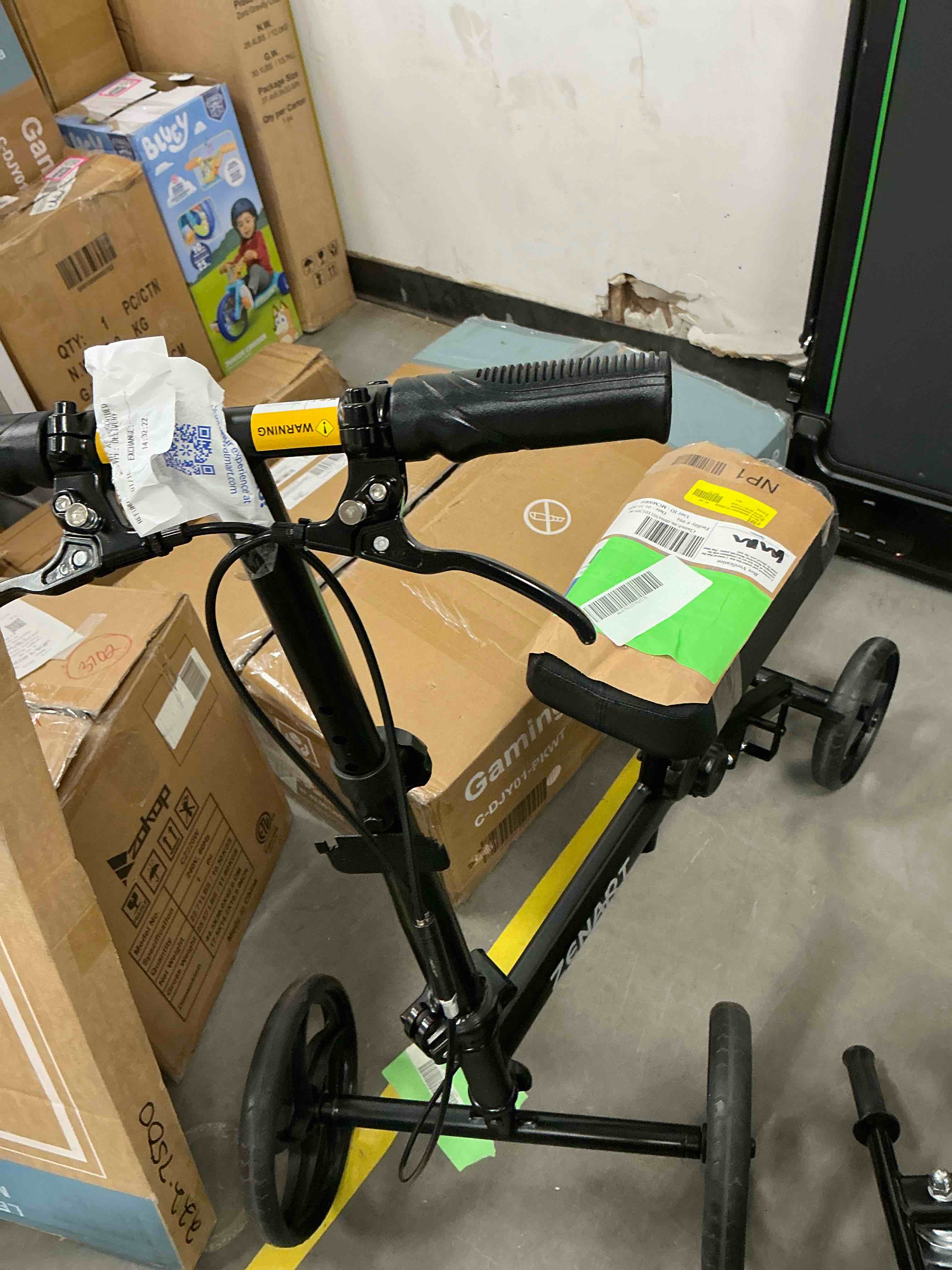 Condition photo showing Good Condition for ZENART Economy Knee Scooter Foldable Walker for Foot Surgery Adult Crutch Alternative