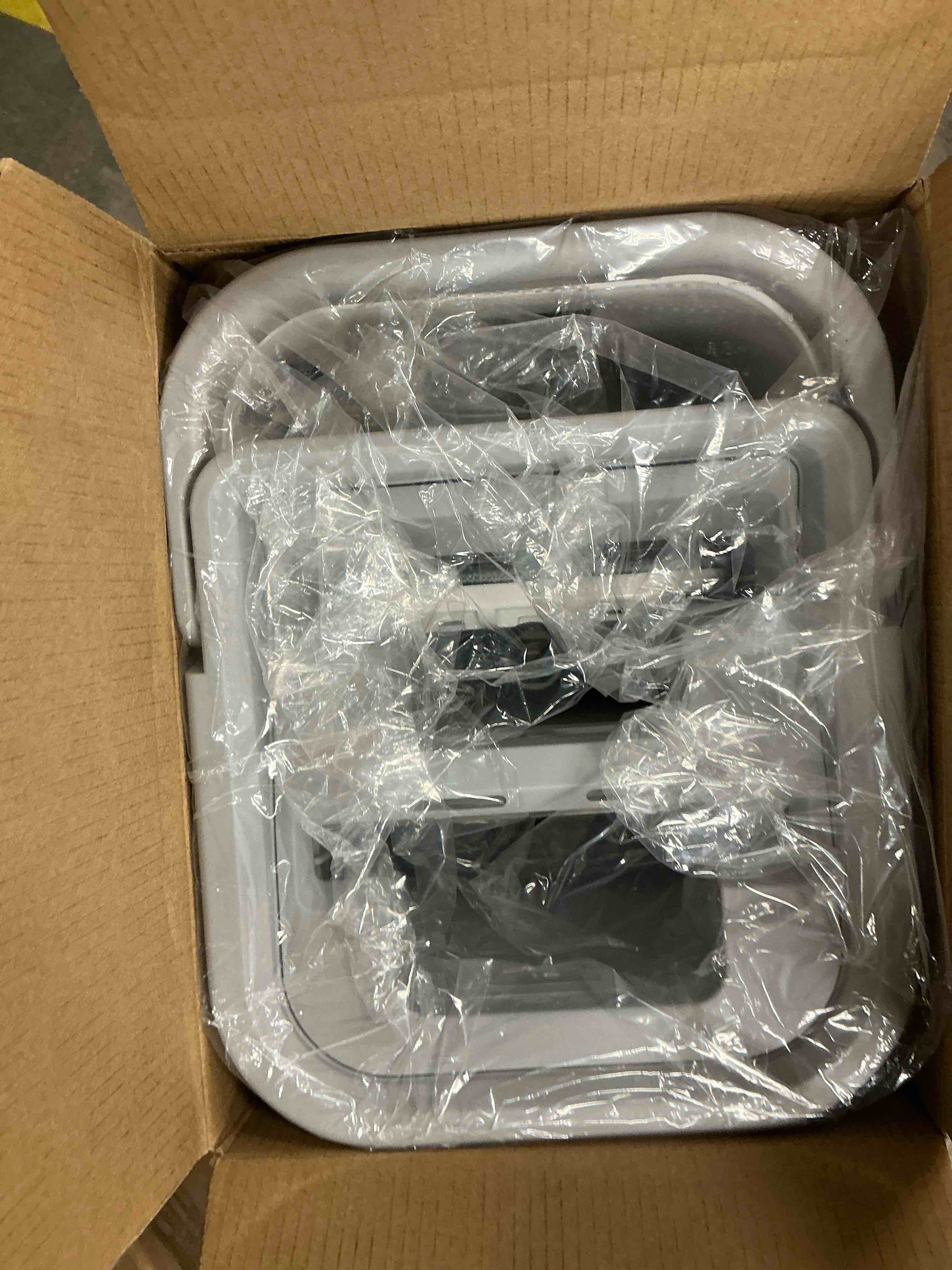 Condition photo showing New/Like New for JOYMOOP Mop and Bucket with Wringer Set, Wall Mop Cleaning Bucket with Mop, Hands Free Flat Mop Bucket with 4 Microfiber Pads