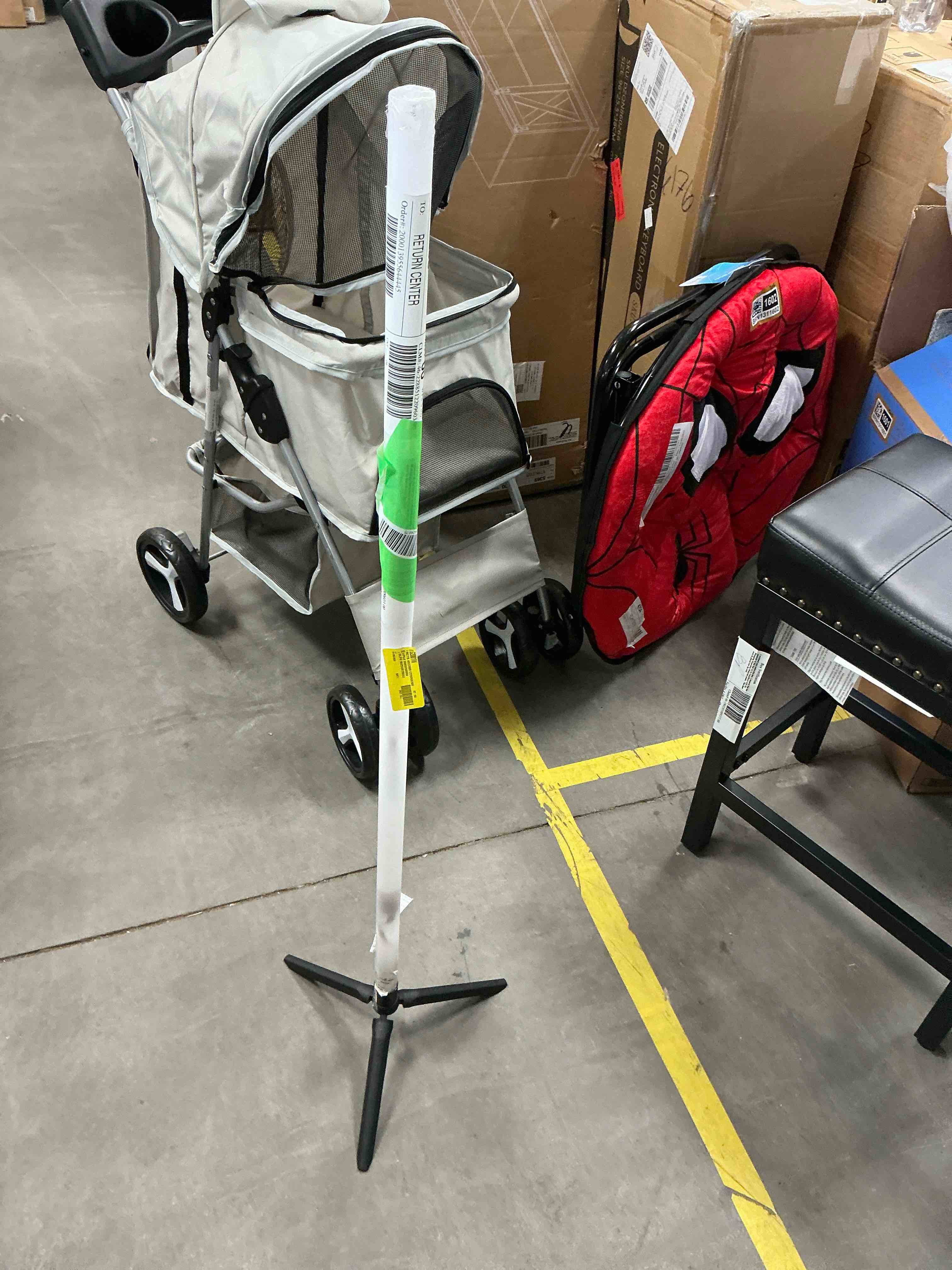 Condition photo showing As Is for DAYBETTER LED Corner Floor Lamp 360°Color Changing Lamp with Bluetooth APP  Remote Control  Music Sync  16 Million DIY Colors & Timing for Living Room Gaming Room?1pack?