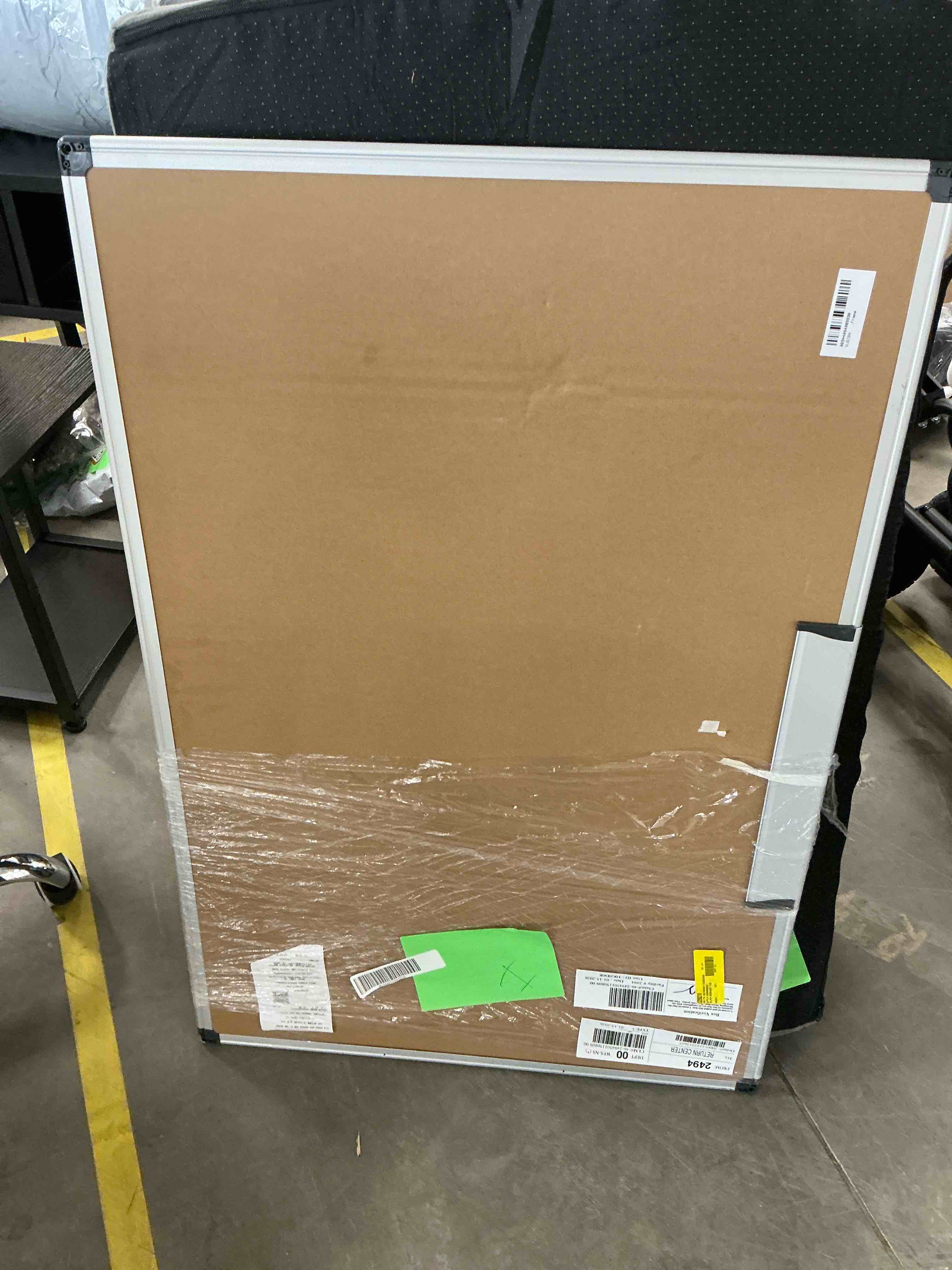 Condition photo showing Good Condition for VUSIGN Magnetic Dry Erase Whiteboard, 36 X 24 Inches, Wall Mounted with Pen Tray, Silver Aluminium Frame