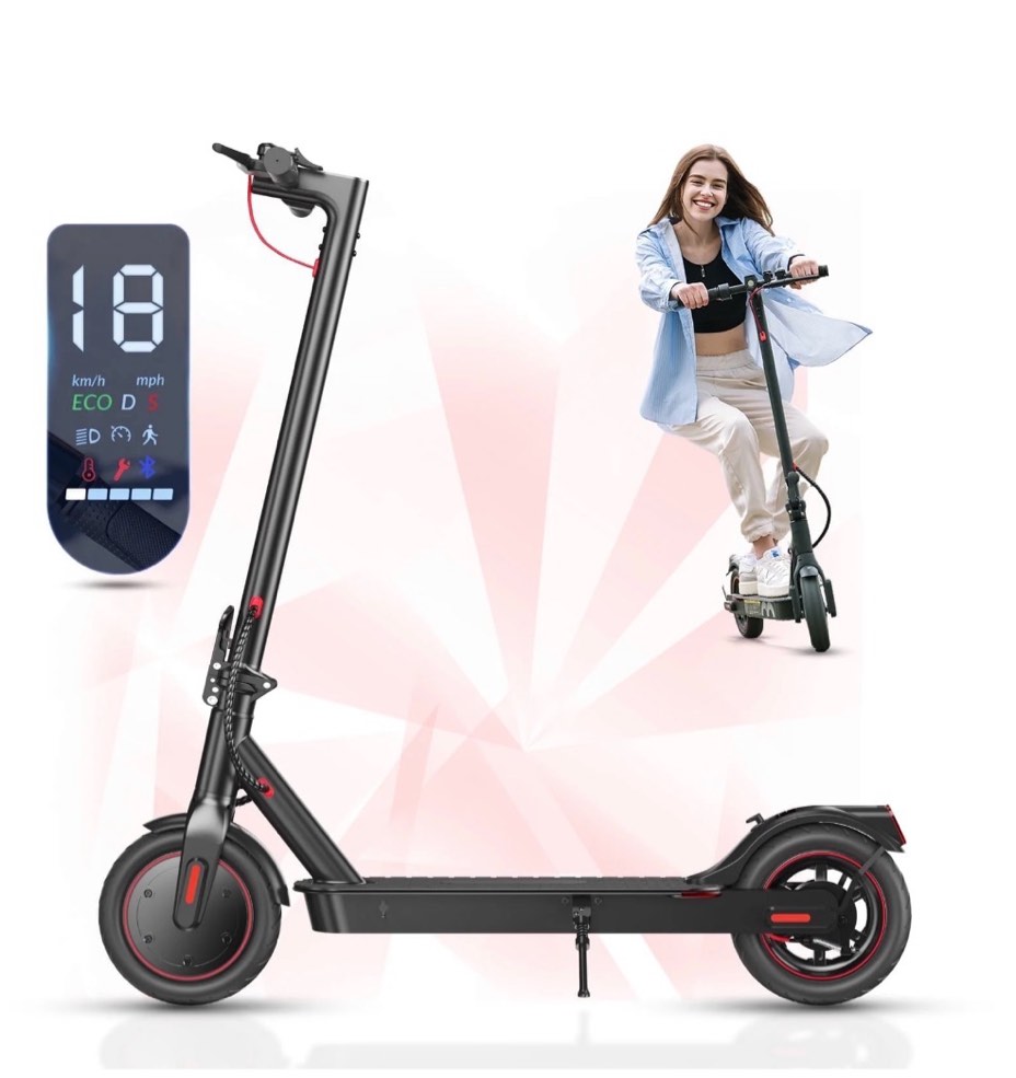 LiteFive LF3 Electric Scooter for Adults, 350W Motor, Max 18Mph & 21Miles, Commuting Foldable Escooter