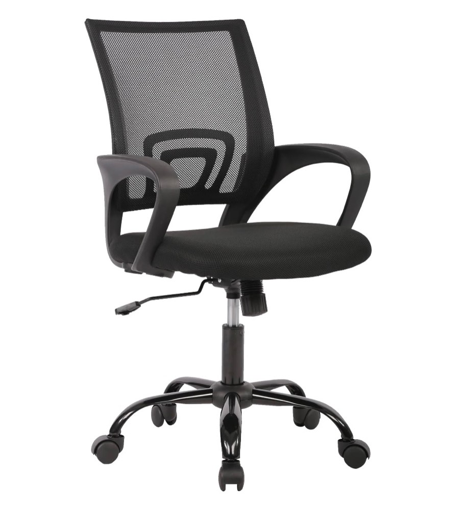 Condition photo showing New/Like New for JONPONY Ergonomic Office Chair, Lumbar Support, Adjustable Height with Armrests for Adults,Black