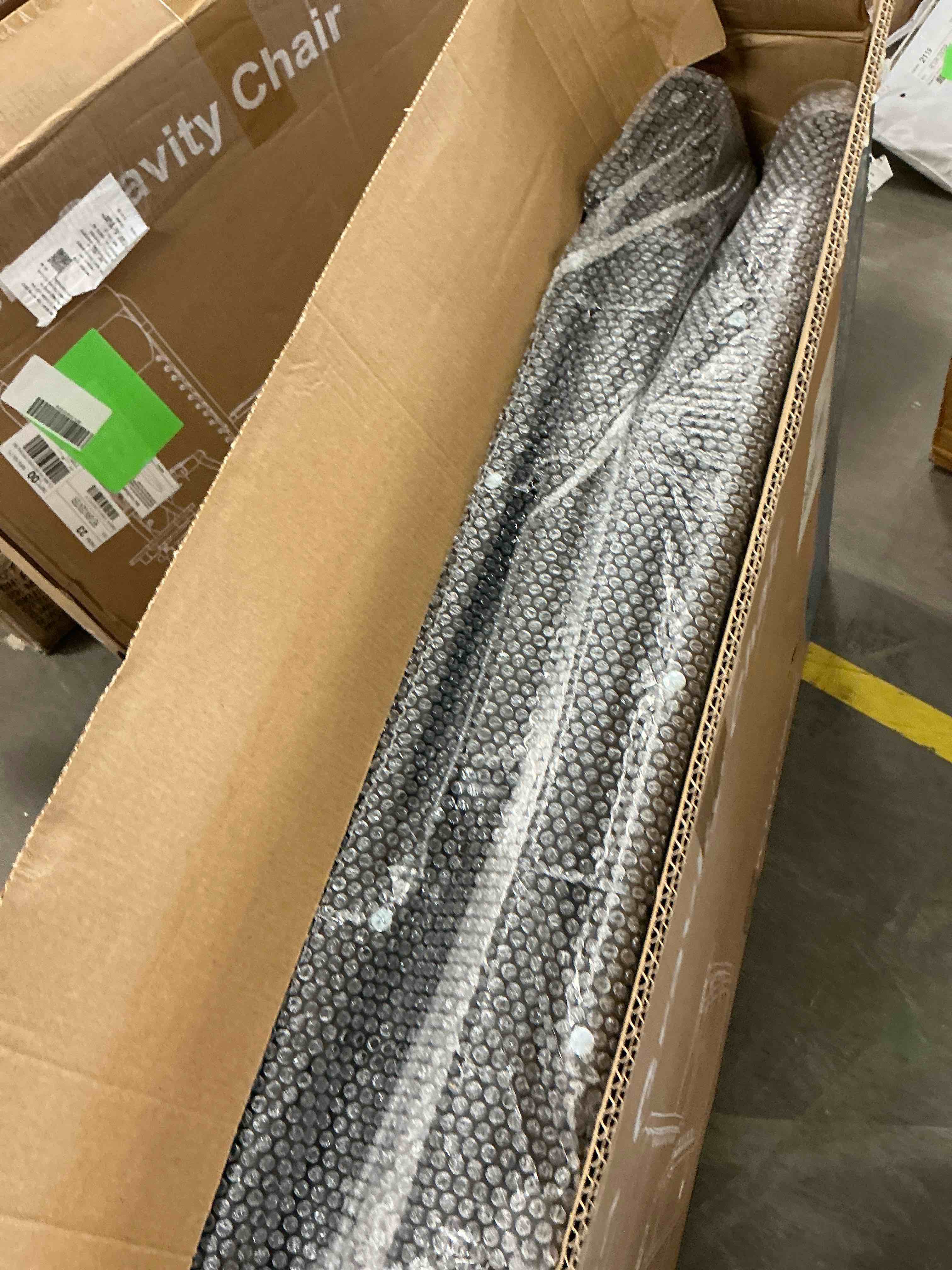 Condition photo showing New/Like New for CONCETTA 2PCS Zero Gravity Patio Recliner, Textilene Folding Lounge with Adjustable Pillow & Cup Tray, Blue