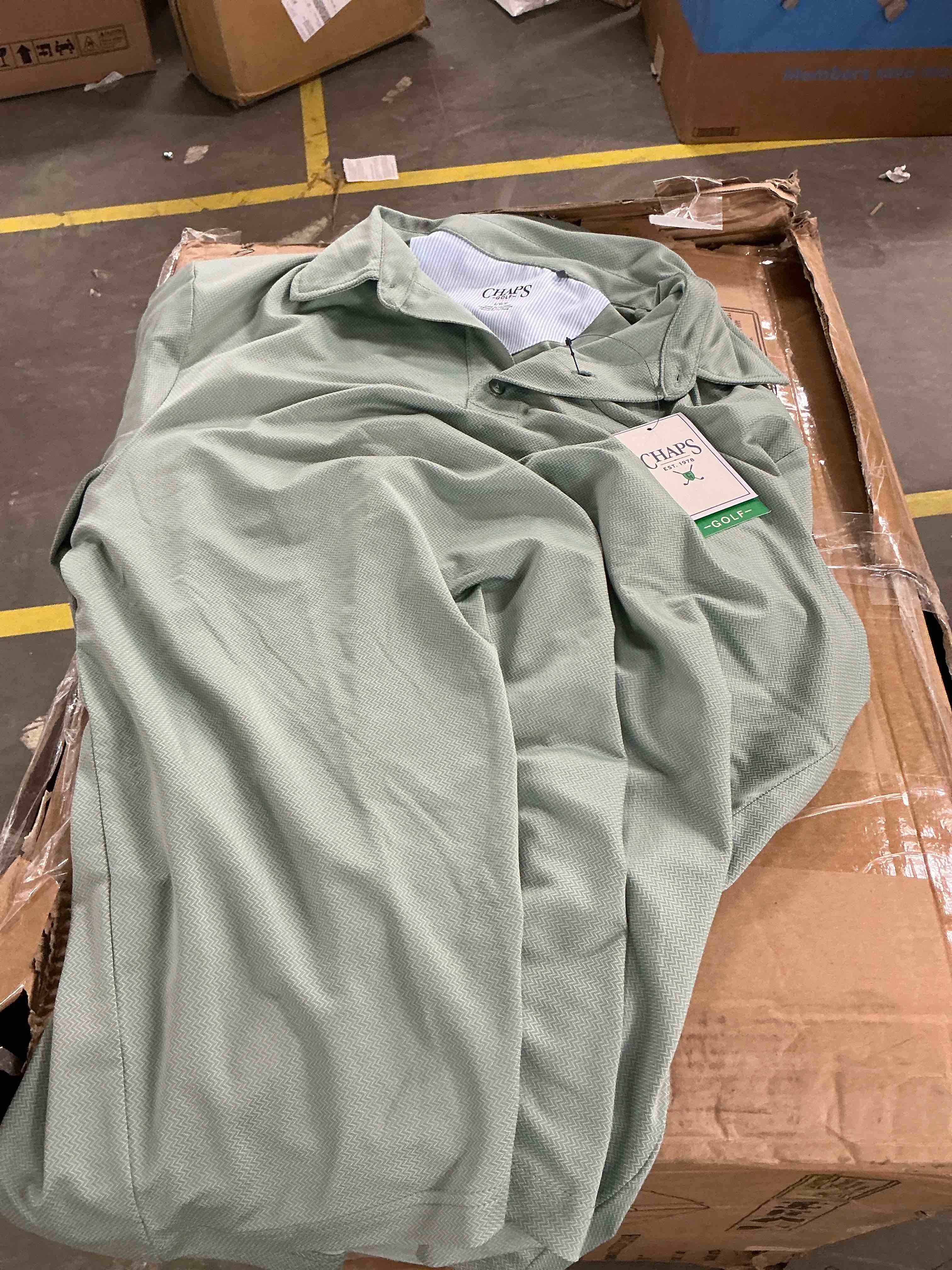 Condition photo showing New/Like New for Chaps Men's & Big Men's Everyday Performance Golf Polo, Sizes L