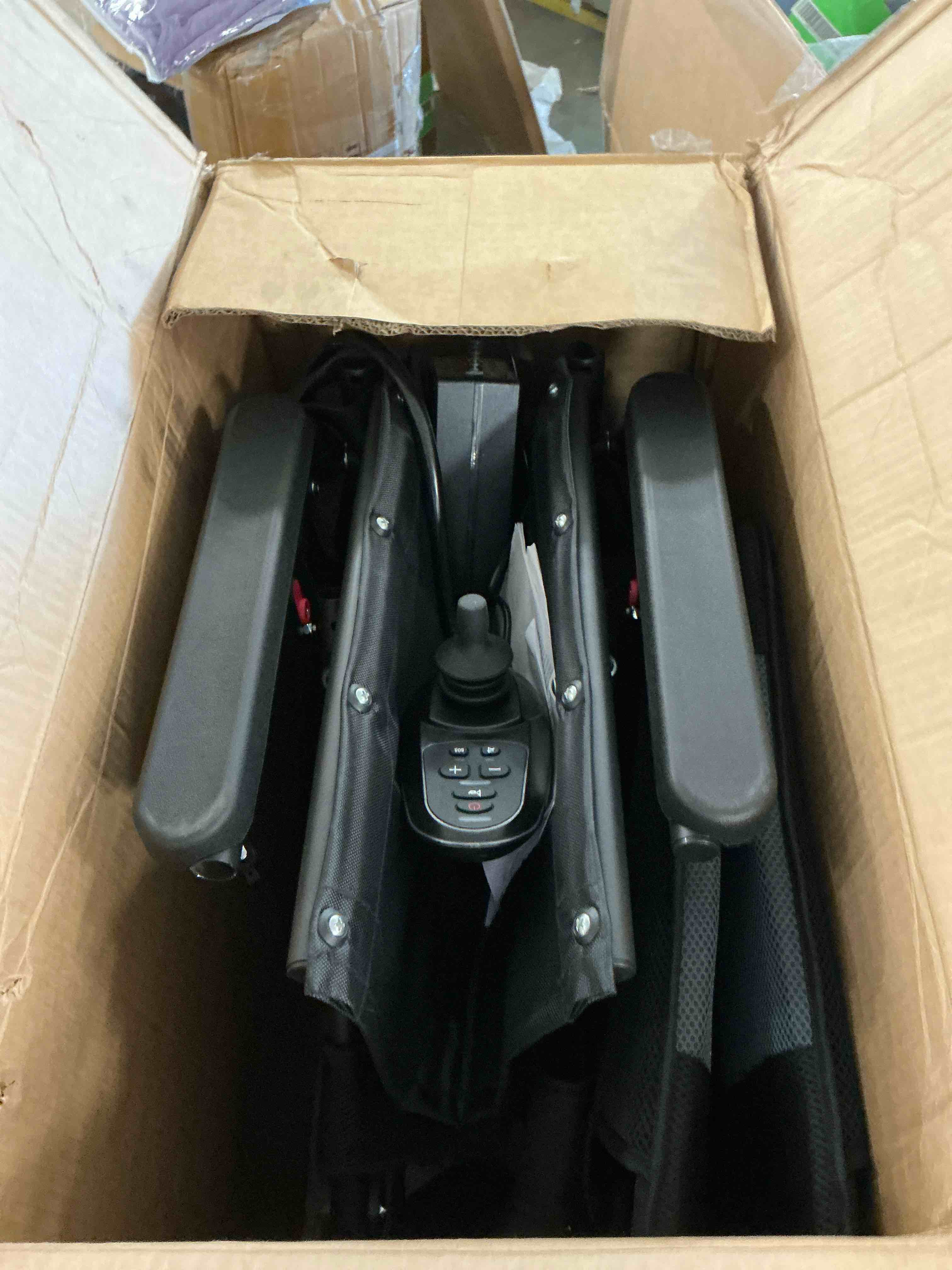 Condition photo showing Good Condition for COOLHUT Electric Wheelchair, 20+ Miles Long-Range (350LBS) Lightweight Portable Electric Wheelchair for Adults, Smart Motorized Mobility Scooter with 360° Joystick, 8-Yeas Warranty