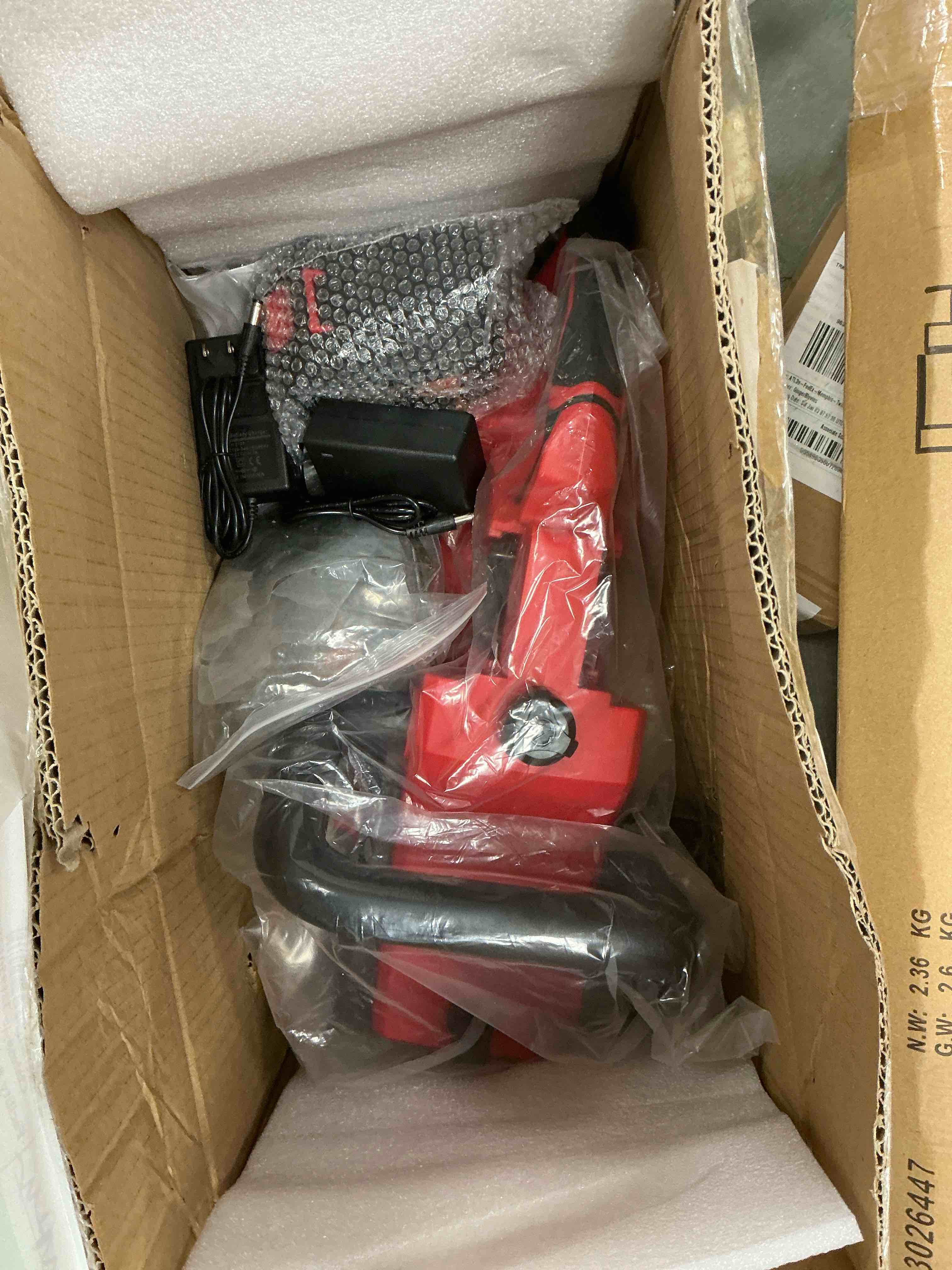 Condition photo showing As Is for E-commerce Giant 16  Cordless Chainsaw  42V Battery Powered Brushless Chainsaw Kit for Tree Trimming  1350W  ( Tool Only. )