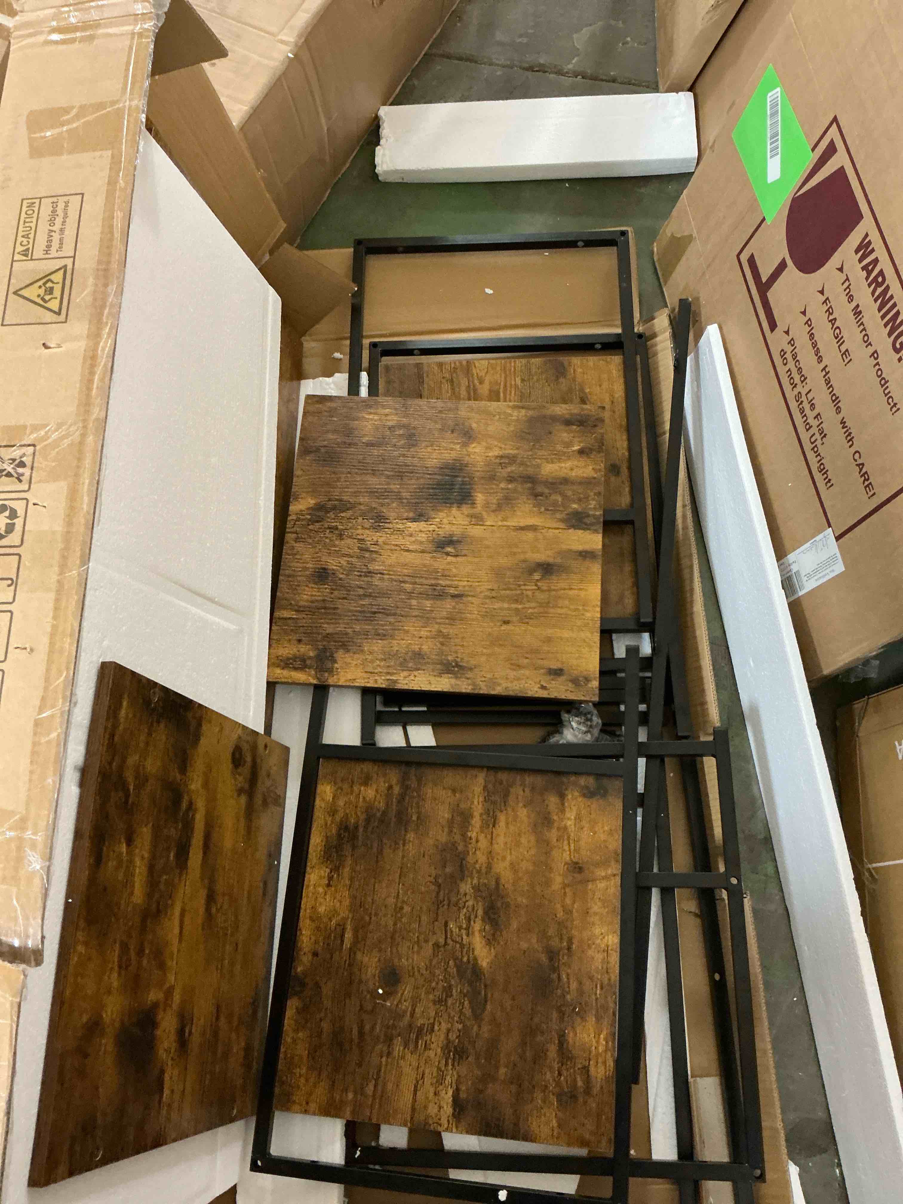 Condition photo showing Good Condition for GAZHOME TV Stand for TV up to 55 Inches, TV Cabinet with Open Storage, TV Console Unit with Shelving for Living Room, Entertainment Room, Rustic Brown