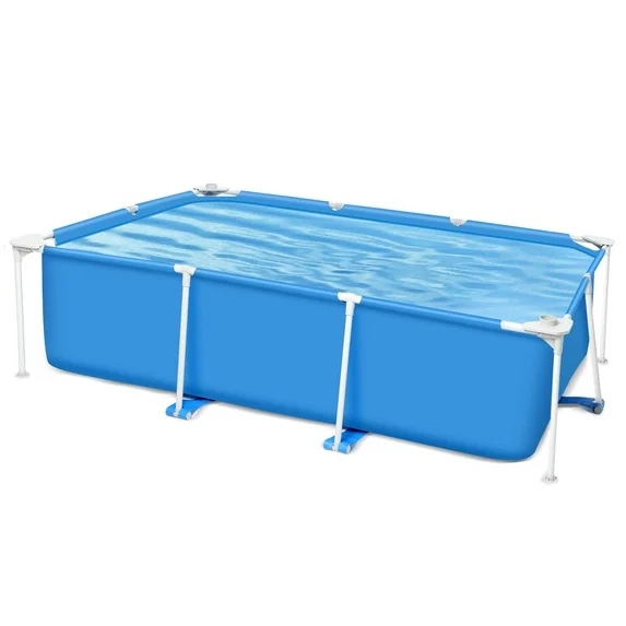 Rectangular Frame Pool Outdoor Backyard Above Ground Swimming Pool