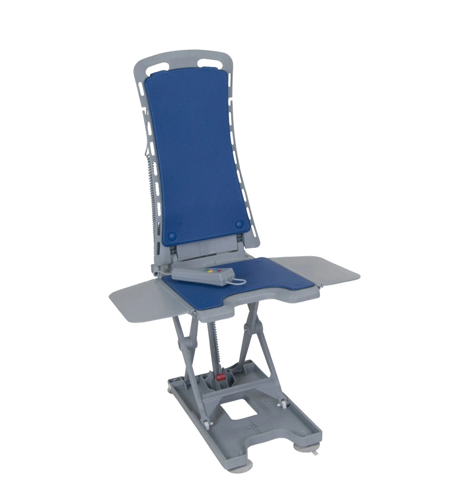 Drive Medical Whisper Ultra Quiet Bath Lift, Blue