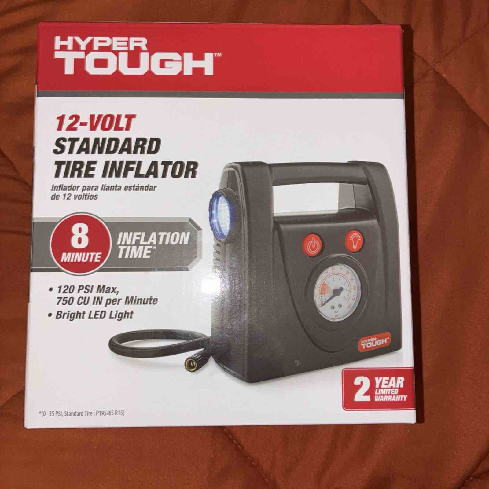 Hyper Tough DC12V Standard Tire Inflator