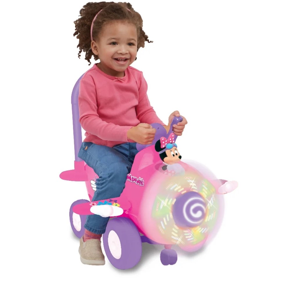 Disney Deluxe Minnie Mouse Plane Activity Ride on with Lights and Sounds, Kids Ages 12 to 36 Months **See Details 