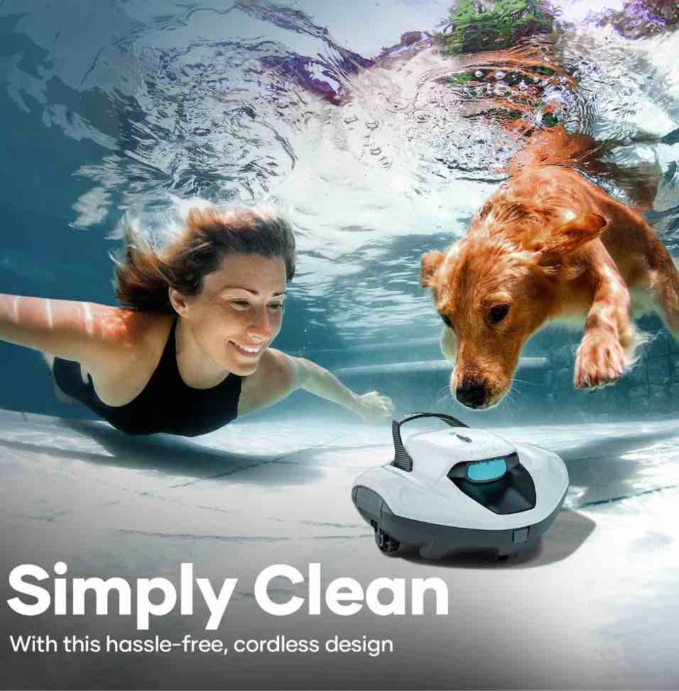 Aiper Scuba 800W Cordless Robotic Automatic Pool Cleaner for Above Ground Pools