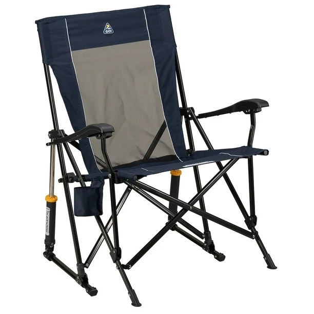 gci outdoor roadtrip rocker xl portable folding camp chair
