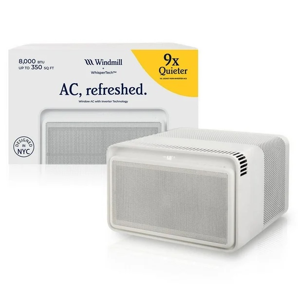Windmill 6,000 BTU 115-Volt Inverter Window Air Conditioner 