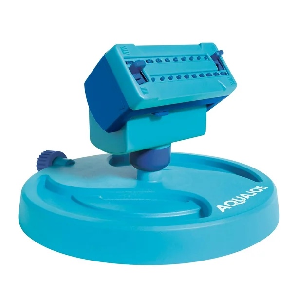 aqua joe aj-ospr20 mini gear-driven oscillating sprinkler on sled base