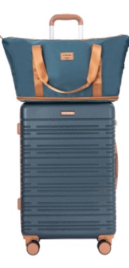 Amalodie 4 -  Piece Hardside Luggage Sets,Hardshell Suitcase with TSA Lock Spinner Wheel and Travel Duffle Bag.Dark Green size - 2in ,16 in 