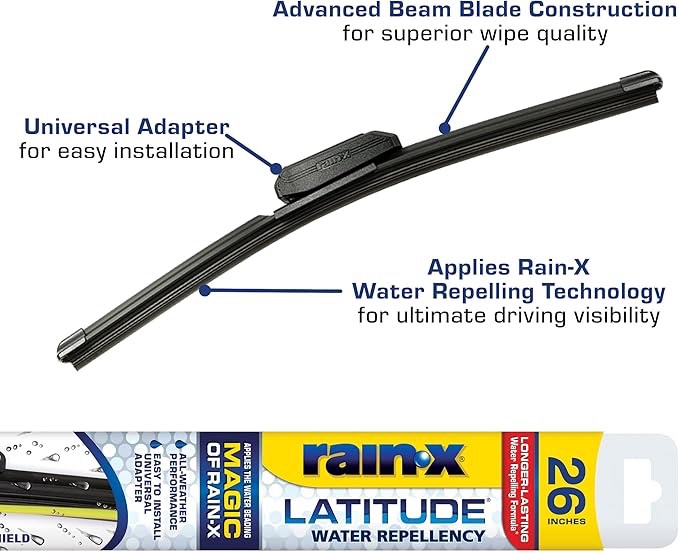 rain-x 26" latitude water repellency wiper blade