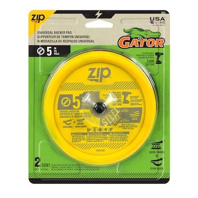 Gator Zip Pad -Grit Backer pad Sandpaper