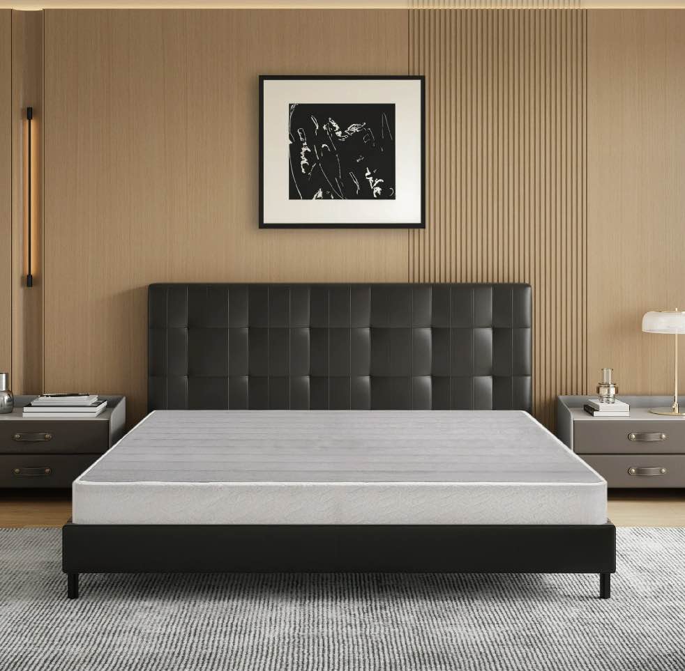MLILY Ego 5 inch Queen Size Metal Box Spring, Easy Assembly Mattress Foundation