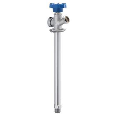 RELIABILT 10-in L x 1/2-in MIP Brass Anti-Siphon Frost Resistant Multi turn Sillcock