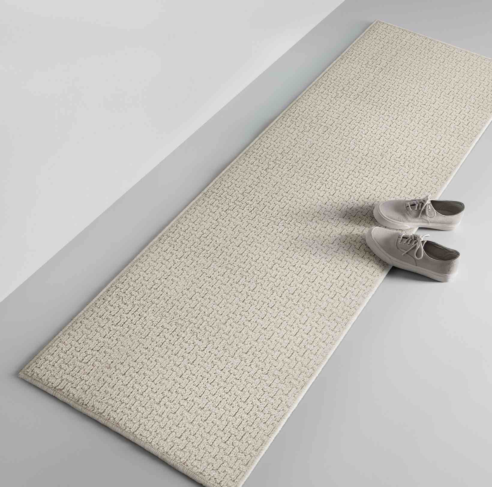 2 x7 Runner Solid Washable Rug Tan - Made by Design™