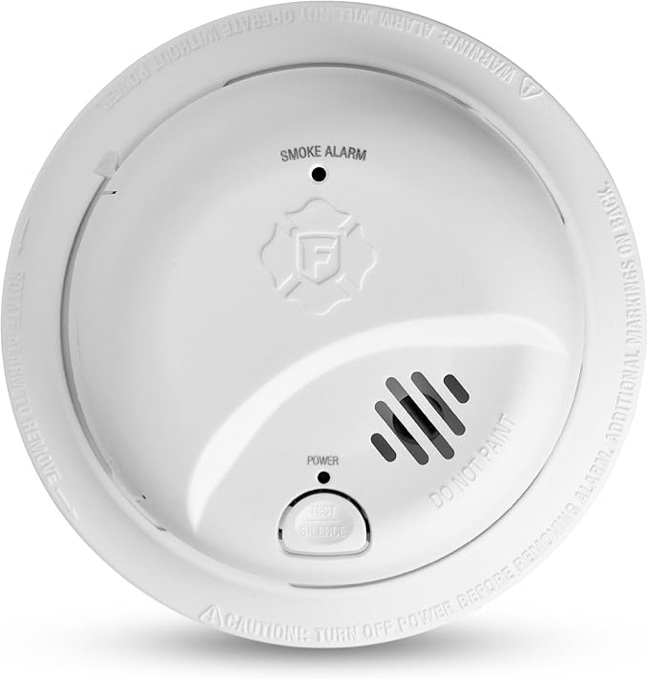 Smoke Alarm  Battery Operated Photo Sensor