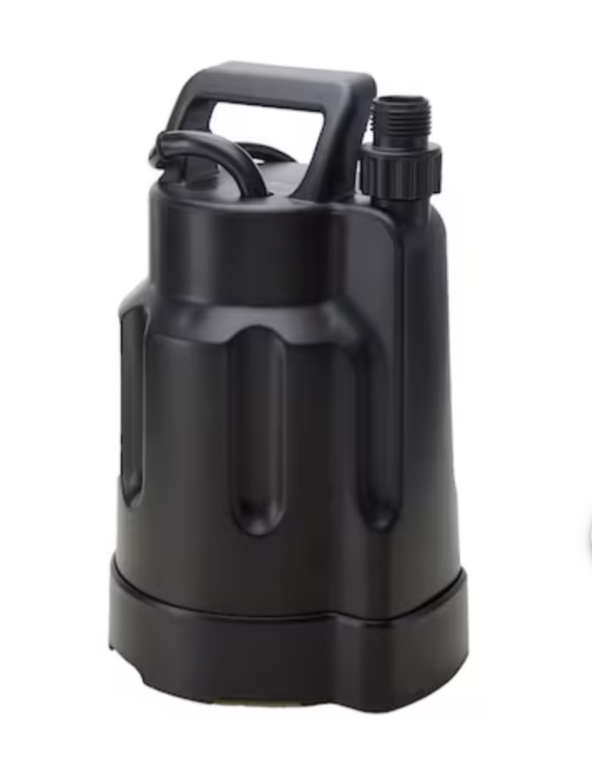 Utilitech SW1110C 1/3-HP 115-Volt Thermoplastic Submersible Utility Pump NEW