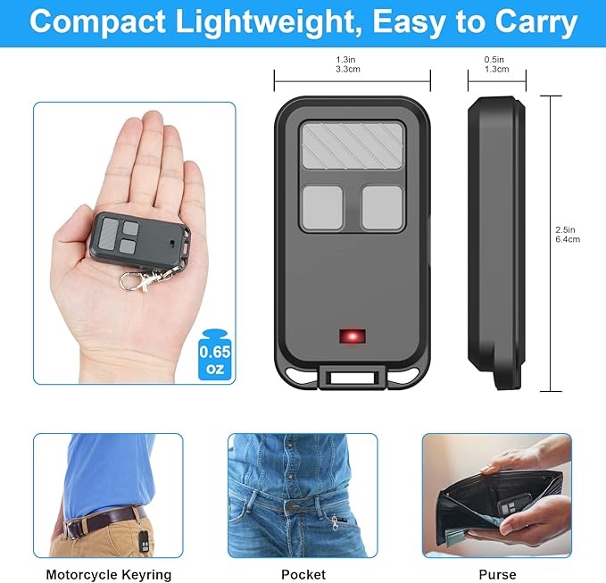 890MAX Garage Door Opener Remote, Replacement for LiftMaster/Chamberlain/Craftsman, Universal 