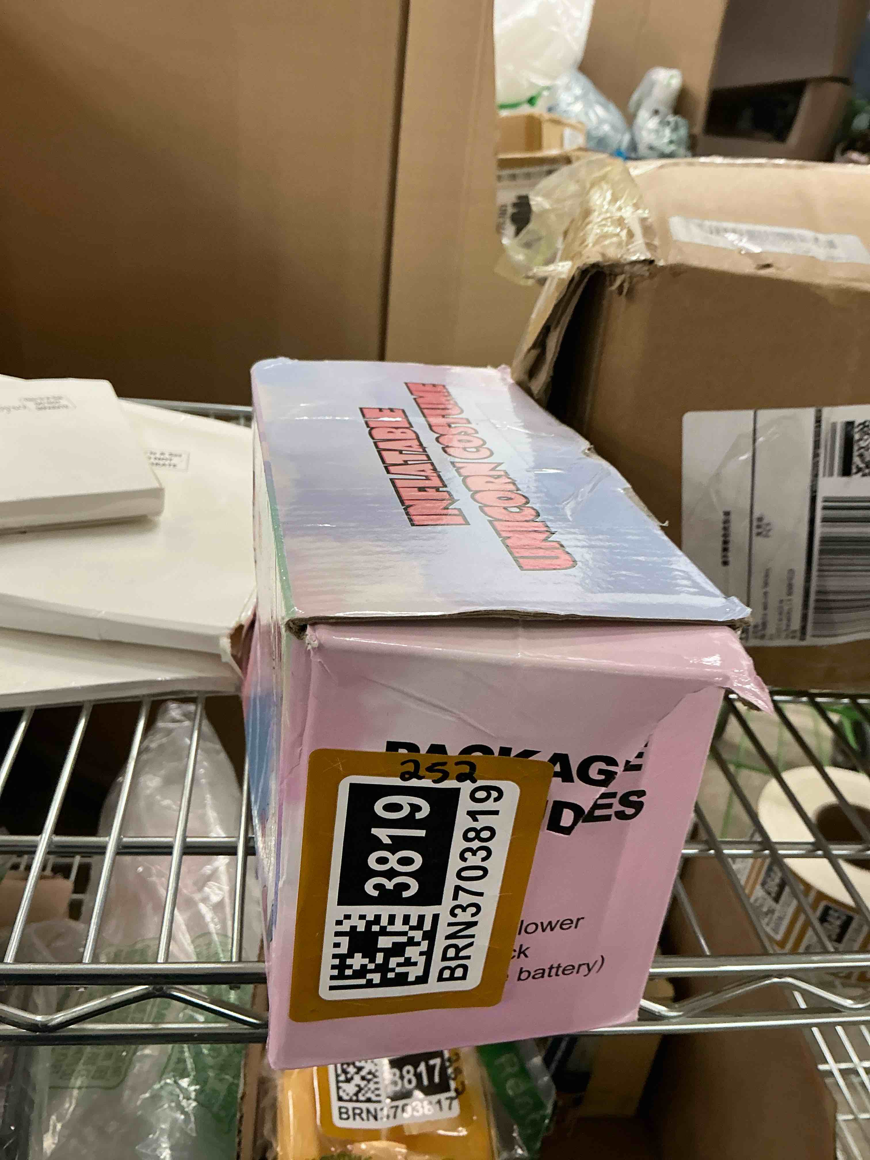 TOLOCO Inflatable Unicorn Costume for Kids Unicorn Inflatable Costumes Riding On Unicorn Blow up Cos