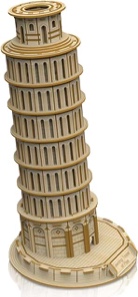 3D Puzzles for Adults & Kids, Exquisite Leaning Tower of Pisa City Large Architecture Building Model