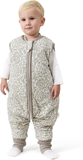 Mosebears Sleep Sack Baby Winter Wearable Blanket with 2-Way Zipper,2.5 TOG Cotton Sleep Sack Unisex