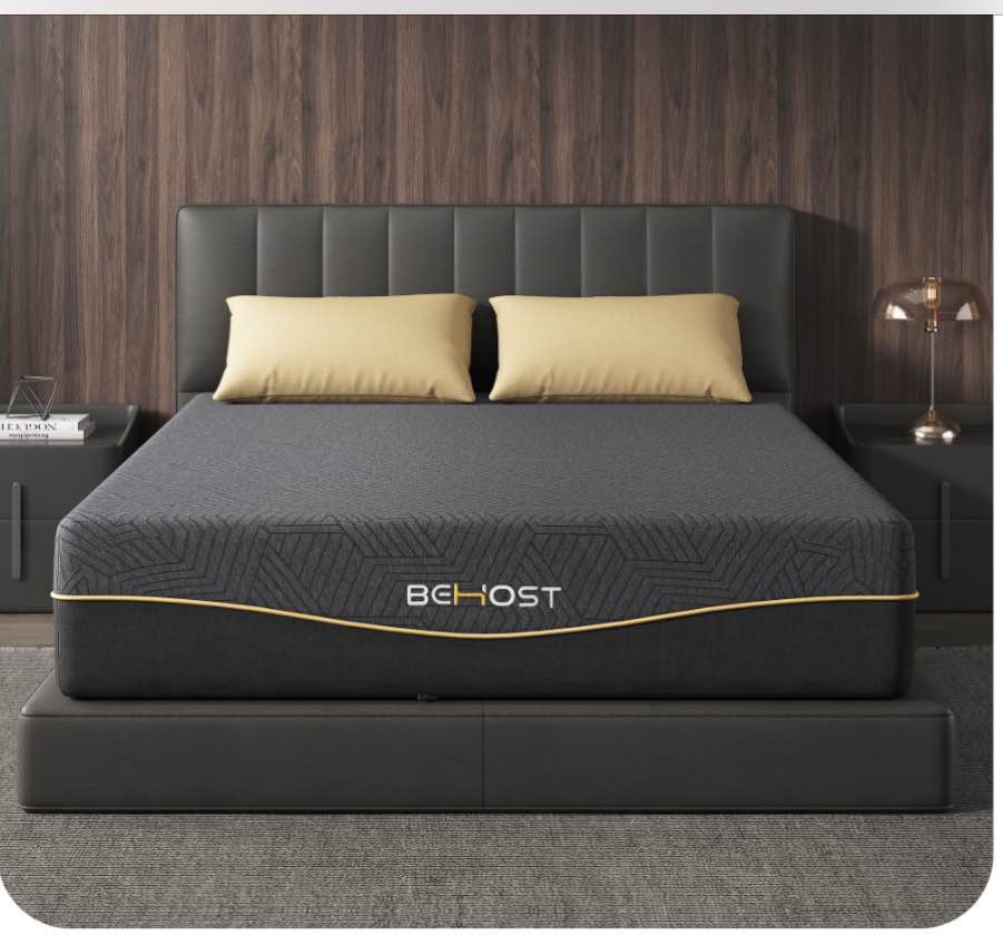 BEHOST 8 inch Full Size Mattress in a Box, Breathable Memory Foam Mattress in a Box, OEKO-TEX & CertiPUR-US Certified