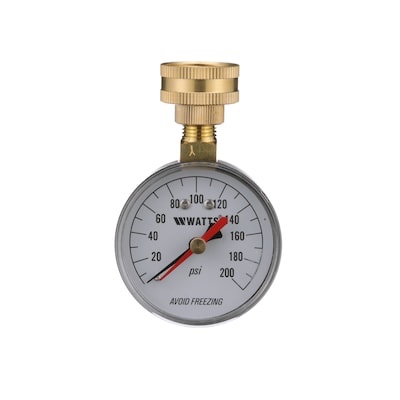 Watts DP IWTG 3/4 in. Plastic Water Pressure Test Gauge