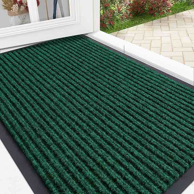 Outdoor Doormat  23x35 Green  Waterproof  Fade Resistant Door Mat  WeatherMax by Gorilla Grip