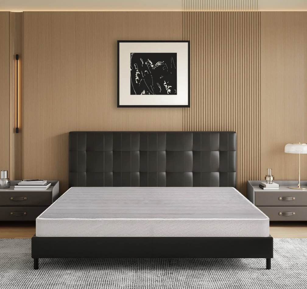 MLILY Ego 5 inch Box Spring for Queen Size Bed, Mattress Metal Foundation, Easy Assembly