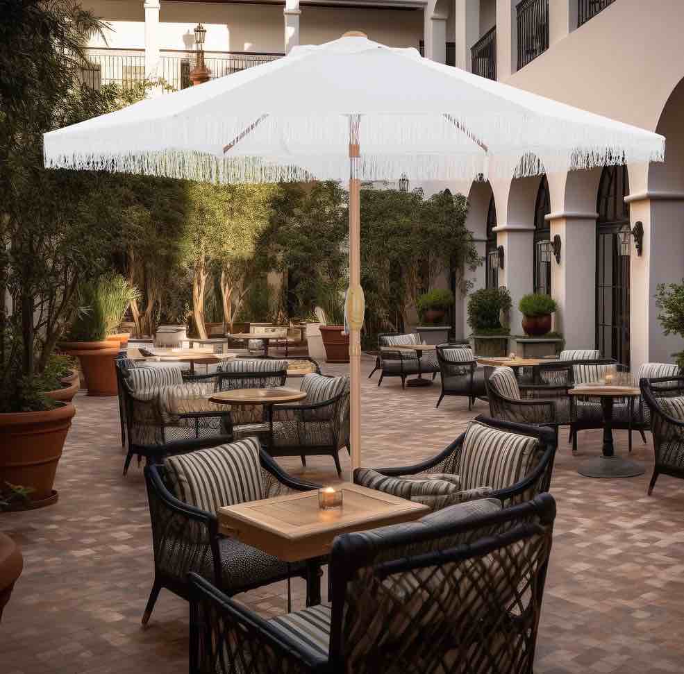Ainfox 11FT Patio Umbrella Outdoor Portable Sun Umbrella Adjustable Angle Yard Garden Umbrella Folding Sunshade Umbrella with Hand-cranking and Tilt Waterproof UV-proof