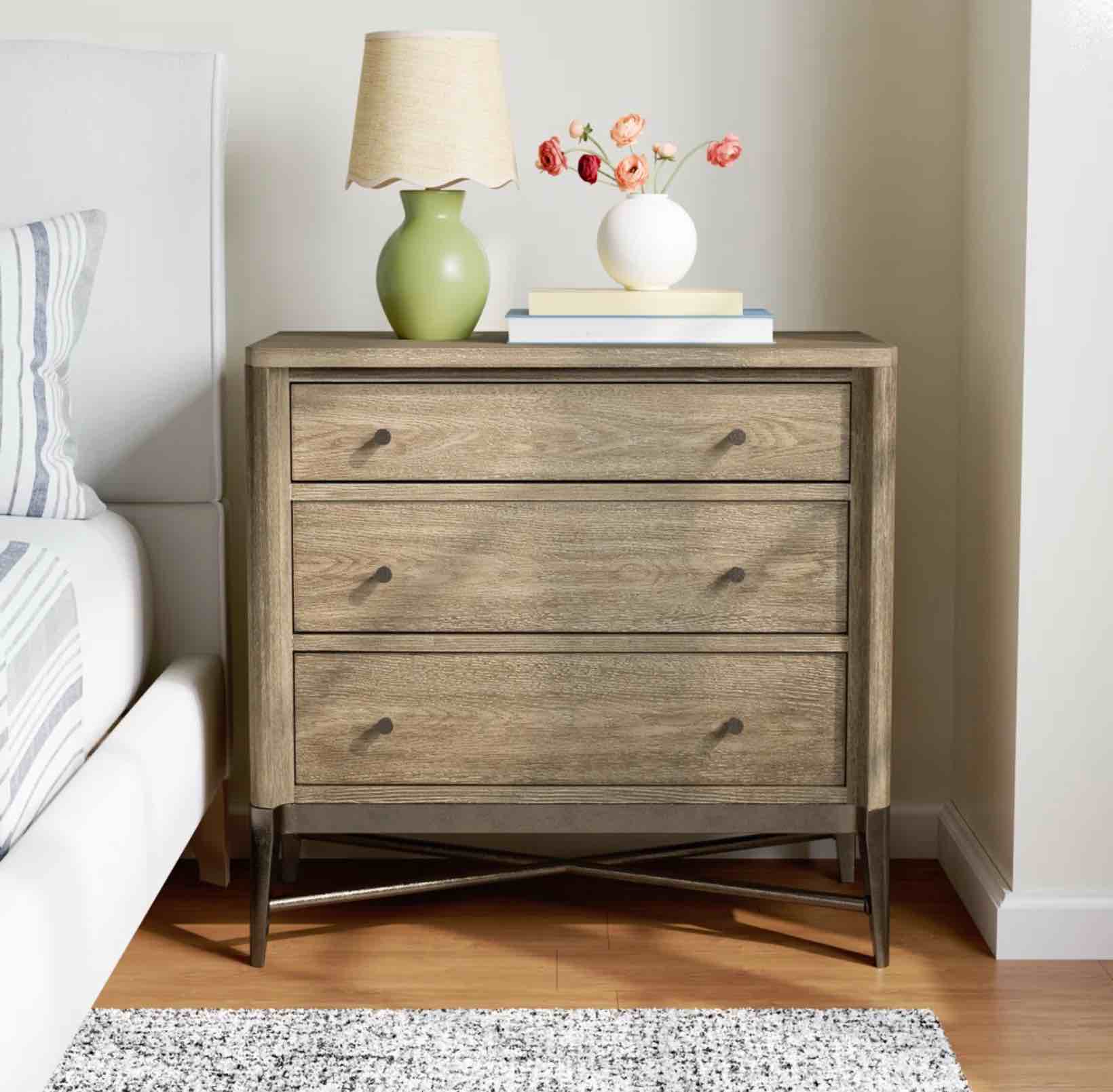 Regan 3-Drawer Nightstand