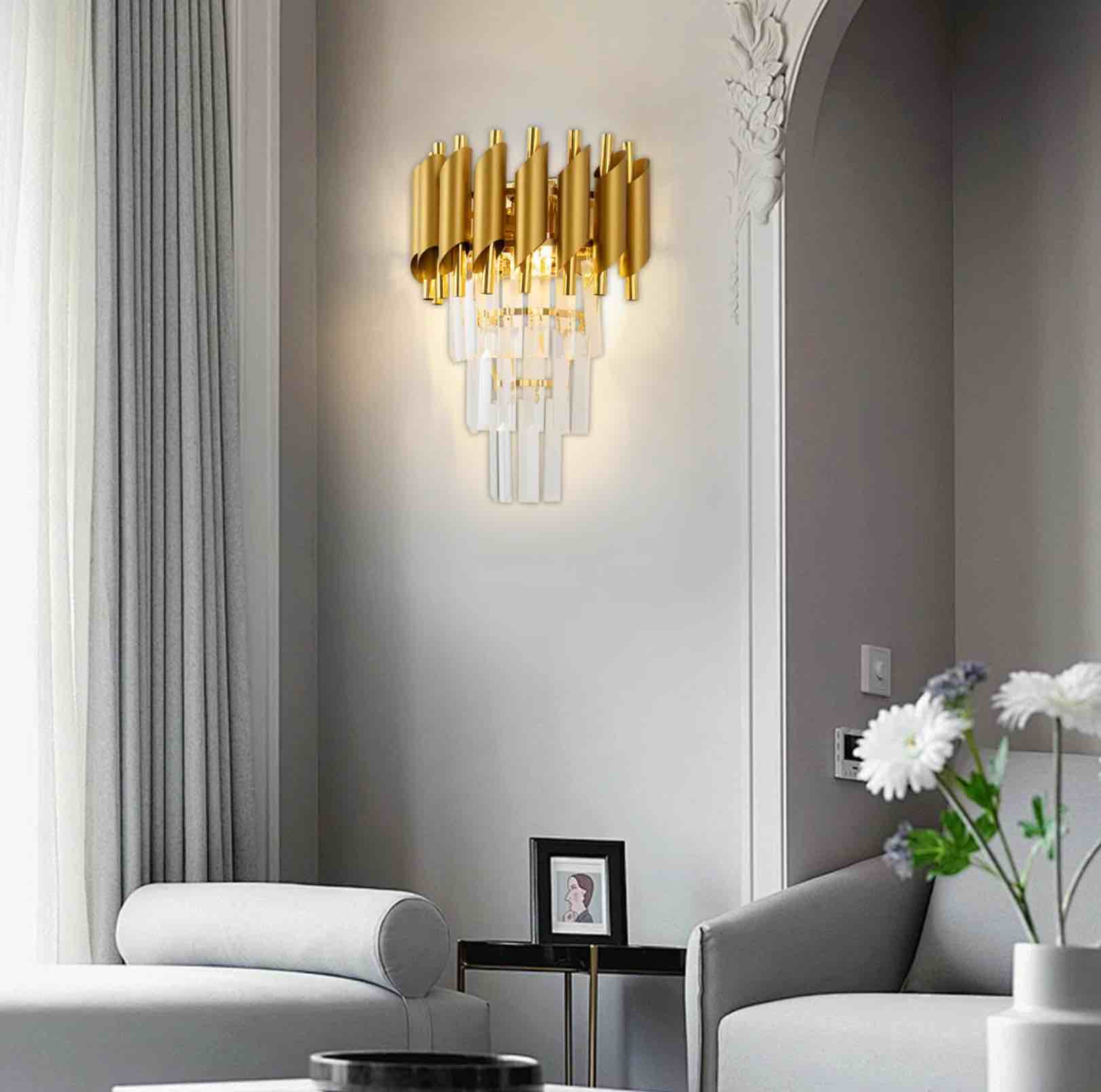 Imhotep 2 - Light Crystal Wall Lamp